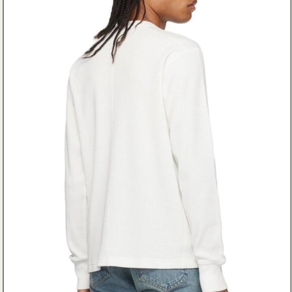 Rag & Bone Henley Waffle-Knit Crewneck - Picture 3 of 11